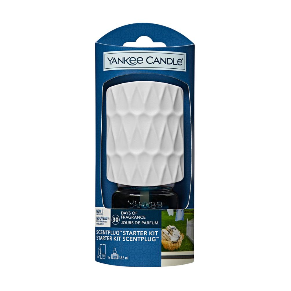 Yankee Candle Clean Cotton Organic Scent Plug Starter Kit £8.99